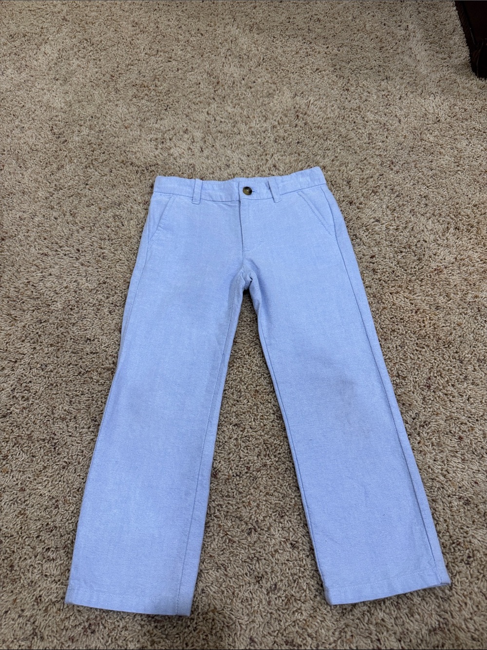 Janie and Jack Light Blue Straight-Leg Kids Pants